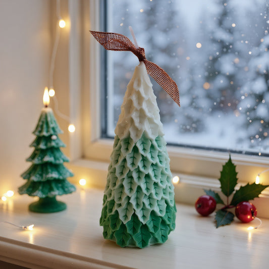 Christmas Tree Scented Candle Gift Set