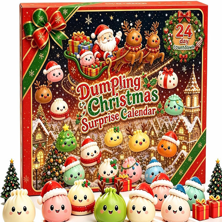 Christmas Squishies Advent Calendar 24-Day Surprise Gift Box