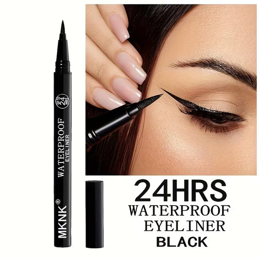 Waterproof, Sweat-Proof, And Smudge-Proof, 2pcs Black Gel Eyeliner
