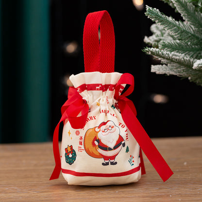 Christmas Apple Gift Bag Knitted Fabric Holiday Packaging