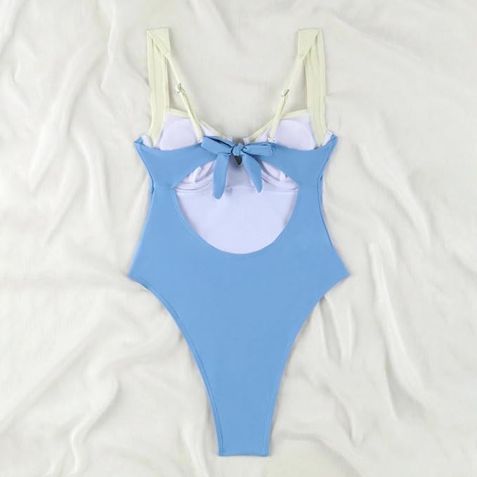 Women's High Cut Push Up One Piece Swimsuits