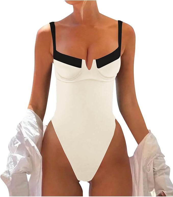 Women's High Cut Push Up One Piece Swimsuits