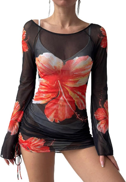 Womens Swimsuit Cover Up Dress