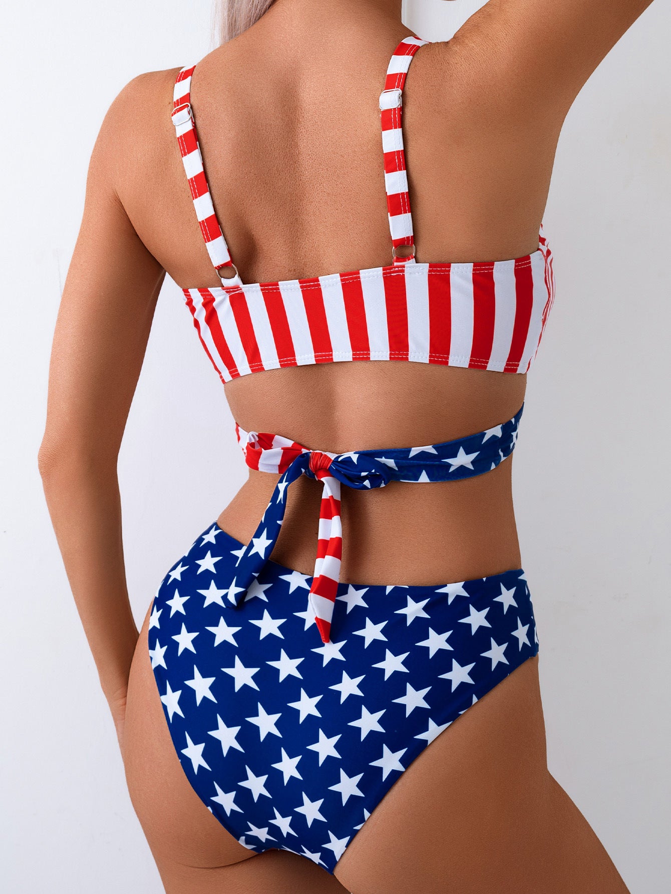 4th of july American Flag Bikini Two-Piece Set