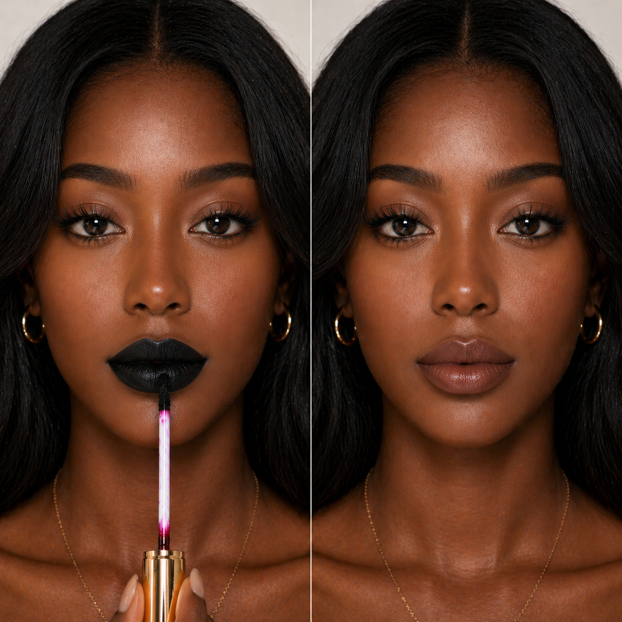LIP STAIN COLOR- SUGAR (Nude Brown)