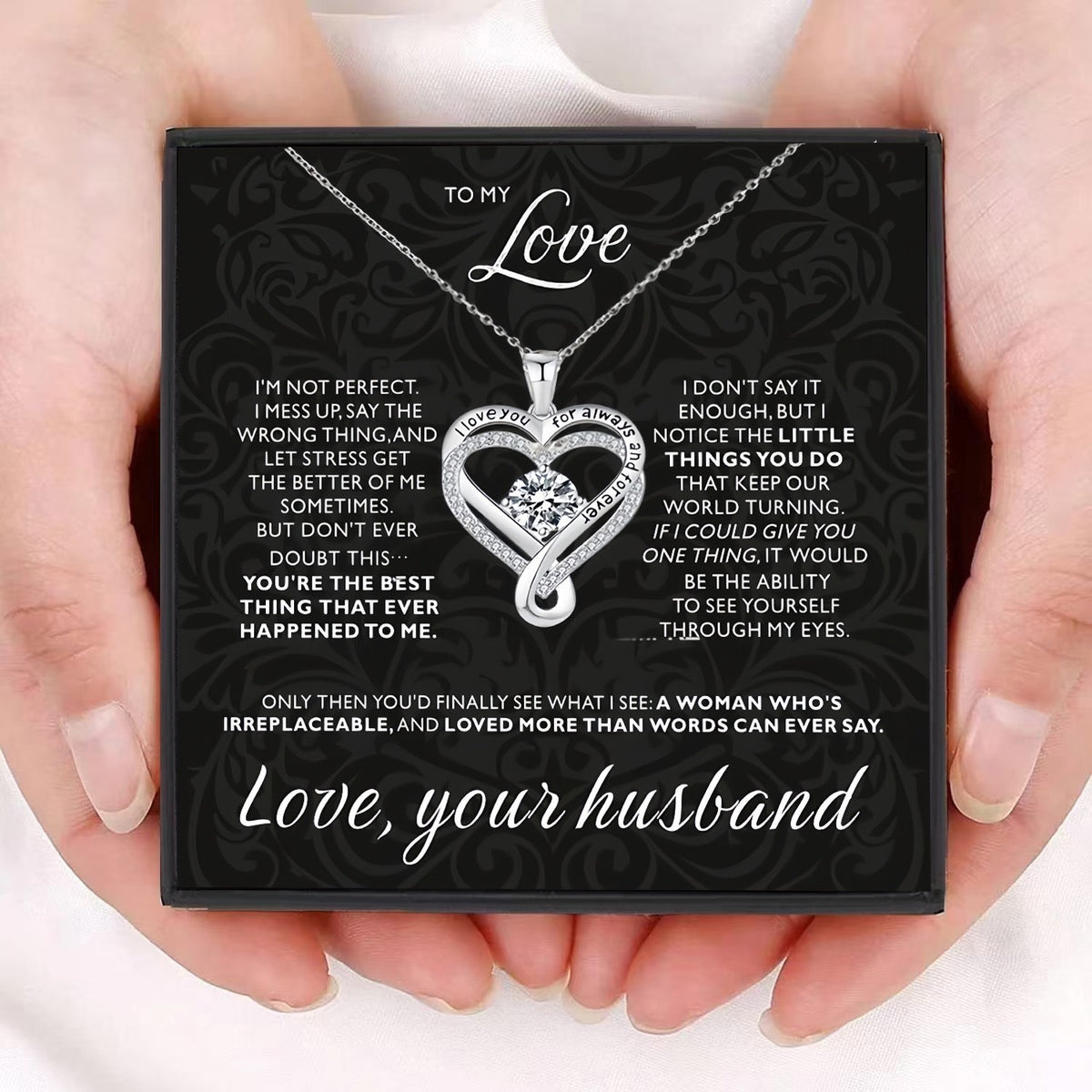 Eternal Heart Double-Layer Heart Necklace