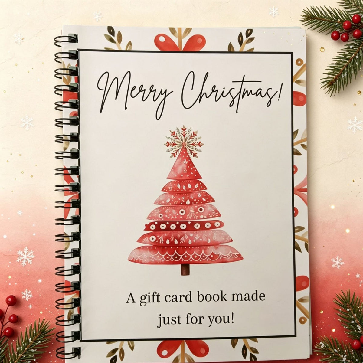 Christmas Gift Card Book Creative Christmas Gift Card Book Christmas Present