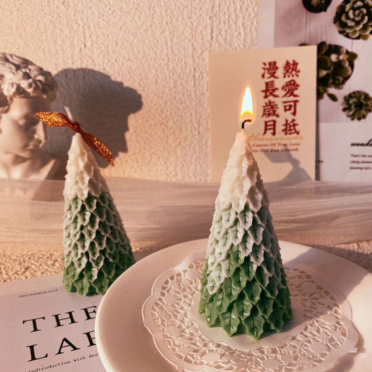 Christmas Tree Scented Candle Gift Set